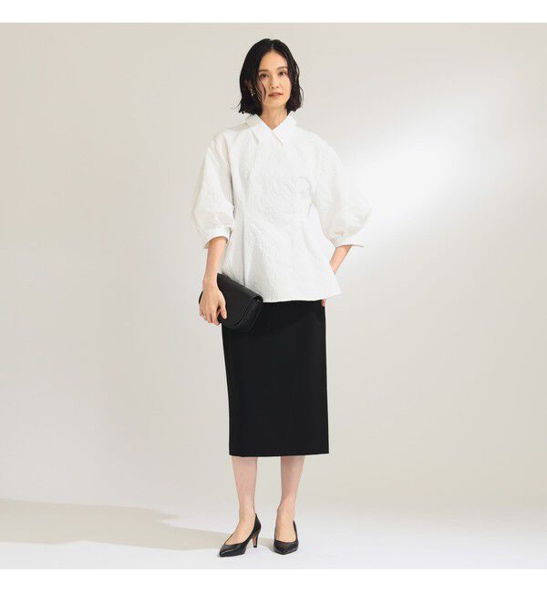 Demi-Luxe BEAMS 「トリアセ セミタイトスカート＊」|スカート|