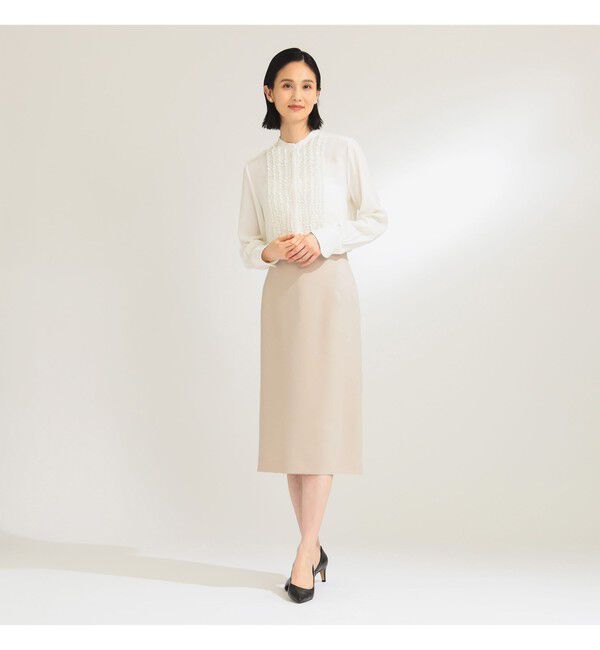 Demi-Luxe BEAMS 「トリアセ セミタイトスカート＊」|スカート|