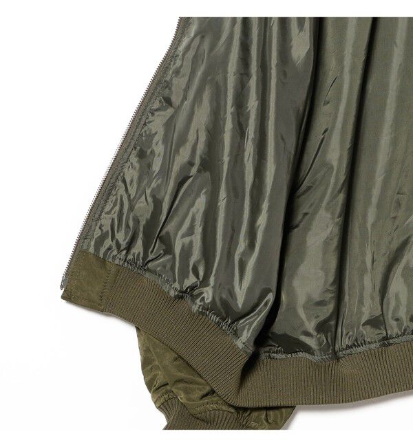 Ray BEAMS 「シャーリング MA-1 ブルゾン」|ブルゾン・スタジャン|