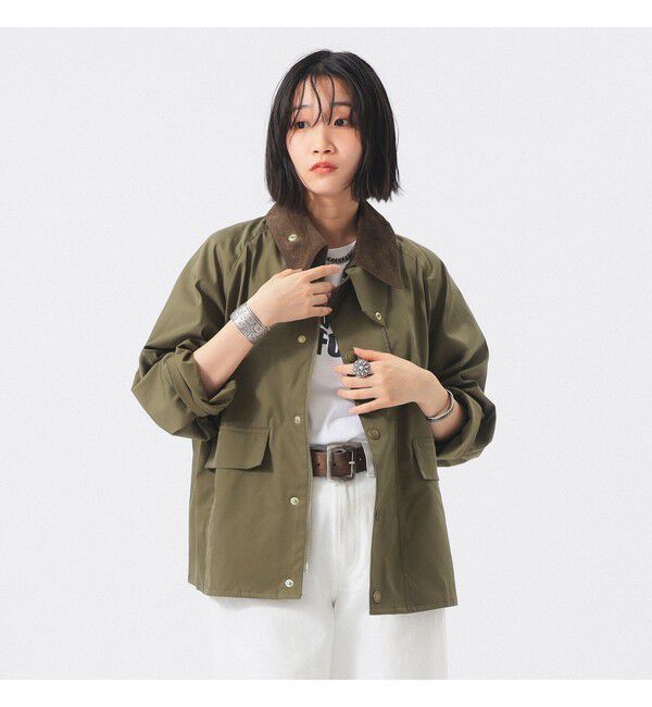 BEAMSBOY「【別注】Barbour / Thornbury Jacket 26SS」|ブルゾン・スタジャン|OLIVE