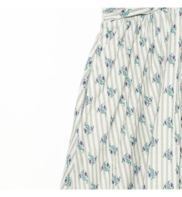 Demi-Luxe BEAMS 「ne Quittez pas / スモール フラワー ギャザー ワンピース」|ワンピース|