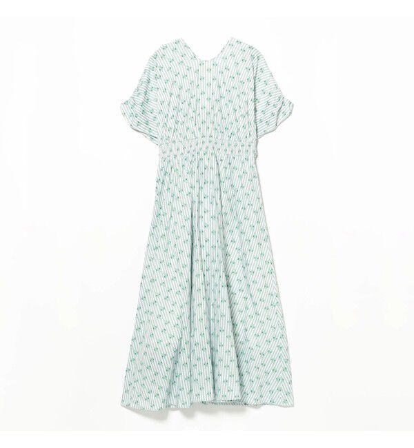 Demi-Luxe BEAMS 「ne Quittez pas / スモール フラワー ギャザー ワンピース」|ワンピース|