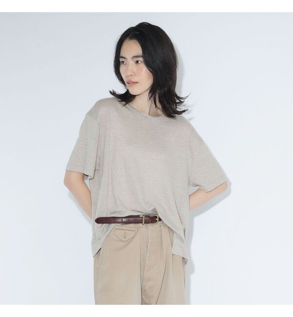 BEAMSBOY「ベルギー リネン ショートスリーブ」|Tシャツ・カットソー|