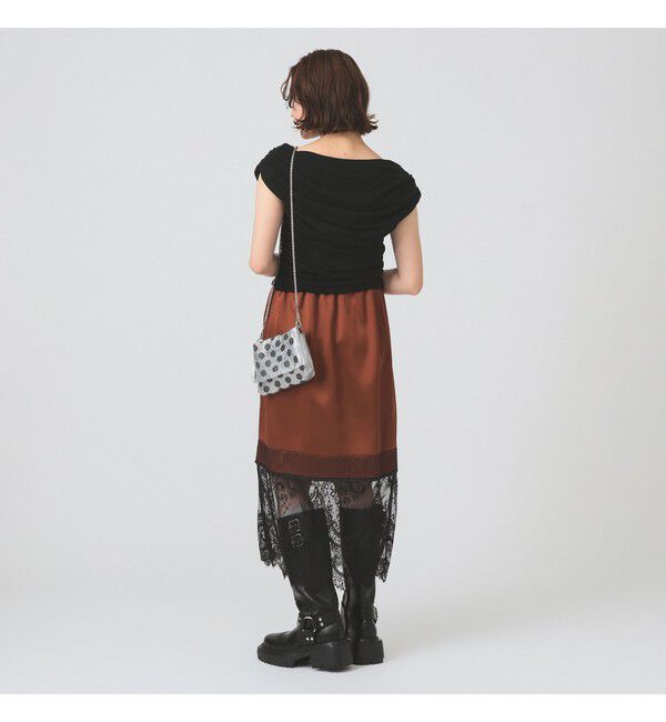 Ray BEAMS 「ギャザー ドレープ Tシャツ」|Tシャツ・カットソー|