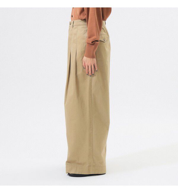 BEAMSBOY「ワイド タック チノ パンツ  ＜着回し力抜群 ＞」|チノ|