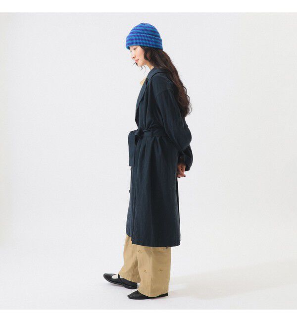 BEAMSBOY「コットン リネン ビッグ コート」|ダッフルコート|