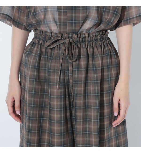 BEAMSBOY「maturely / ボイル チェック ワイド イージー」|チノ|