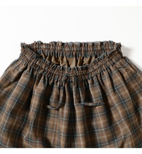 BEAMSBOY「maturely / ボイル チェック ワイド イージー」|チノ|