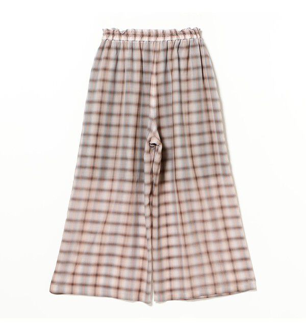 BEAMSBOY「maturely / ボイル チェック ワイド イージー」|チノ|