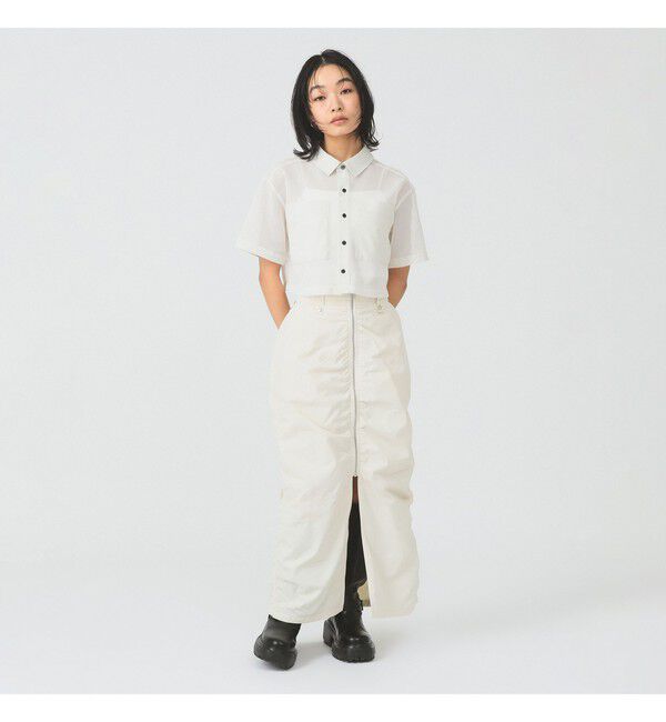 Ray BEAMS 「フロント ジップ タイトスカート」|スカート|