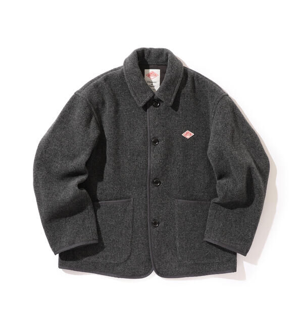BEAMS「DANTON / カバーオール ジャケット」|ブルゾン・スタジャン|M.GREY