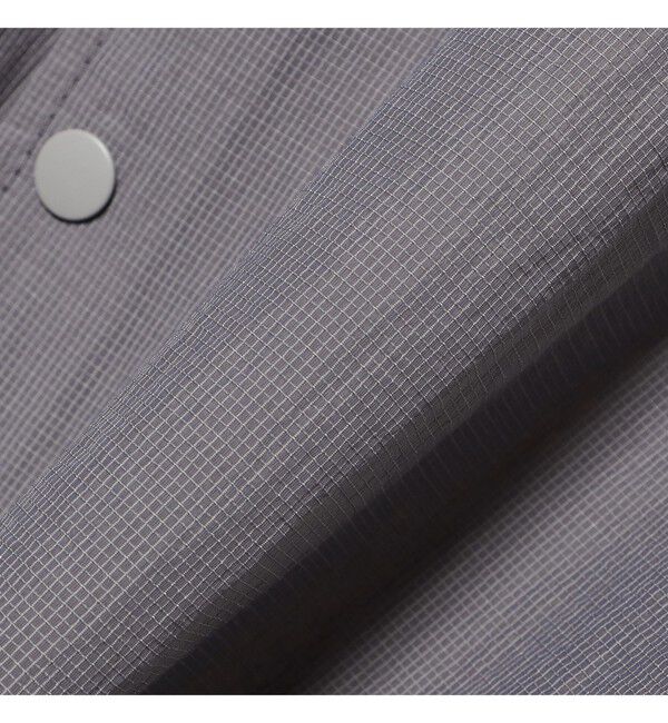 BEAMS「ショートレングス シアー コーチシャツ【ワイドショートフィット】」|シャツ・ブラウス|