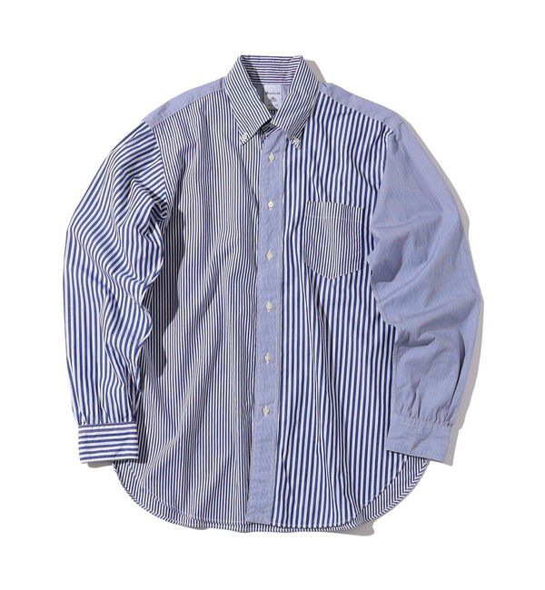 SHIPS「Southwick: Gate Label ボタンダウン ブロード ストライプ シャツ」|シャツ・ブラウス|