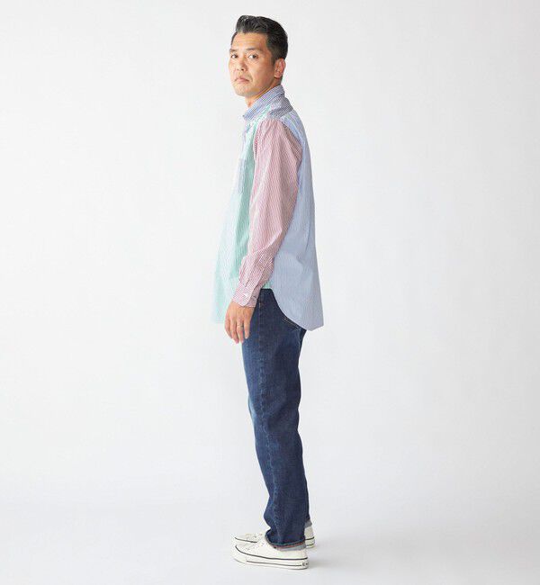 SHIPS「Southwick: Gate Label ボタンダウン ブロード ストライプ シャツ」|シャツ・ブラウス|