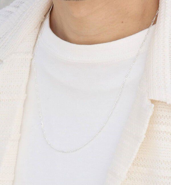 SHIPS any「SHIPS any: SLV925 55cm チェーン ネックレス」|ネックレス|ホワイト