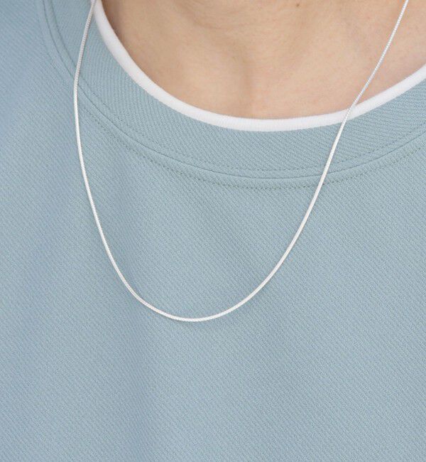 SHIPS any「SHIPS any: SLV925 55cm チェーン ネックレス」|ネックレス|