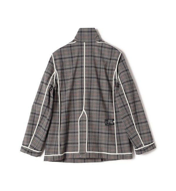 SHIPS for women「〈手洗い可能〉ウール混 チェック ダブルボタン ジャケット」|テーラードジャケット|