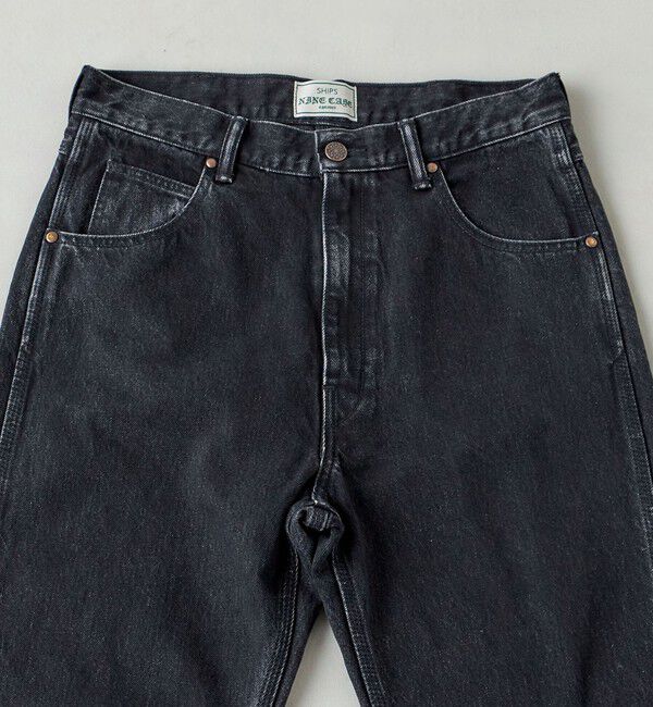 SHIPS for women「SHIPS NINE CASE:ナロー デニム（ブラック）」|デニム|