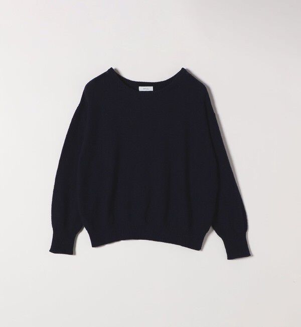 SHIPS any「SHIPS any: シルク コットン ボートネック ニット プルオーバー」|ニット・セーター|
