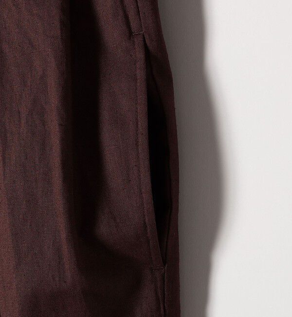 SHIPS any「SHIPS any:〈洗濯機可能〉リネン ミックス タック ワイド サロペット」|オールインワン|