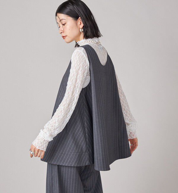 SHIPS for women「SHIPS NINE CASE:〈手洗い可能〉ストライプ チュニック」|チュニック|