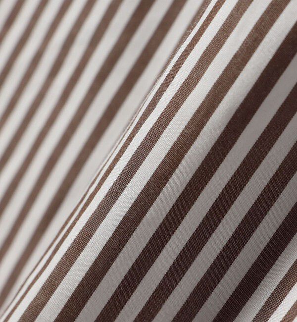 SHIPS for women「〈手洗い可能〉ストライプ バックタック チュニック シャツ」|チュニック|