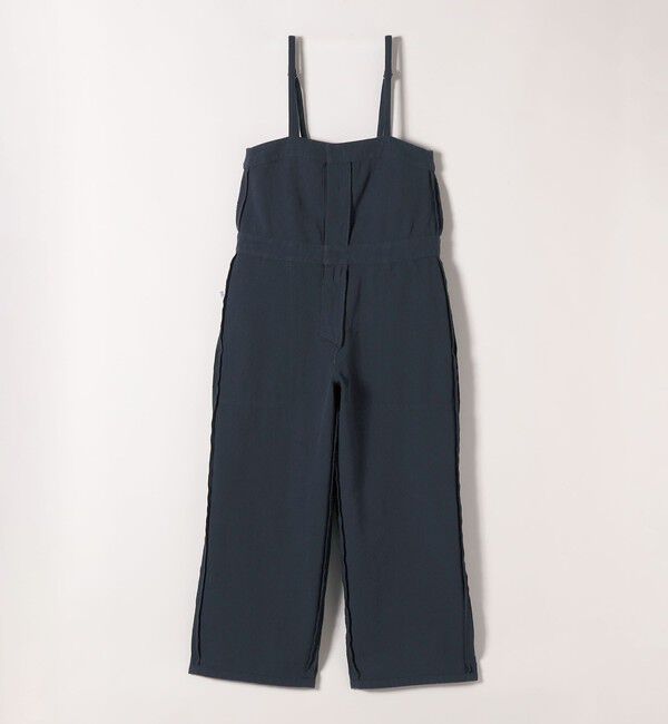 SHIPS any「SHIPS any:〈洗濯機可能〉カルゼ キャミ ワイド サロペット」|オールインワン|