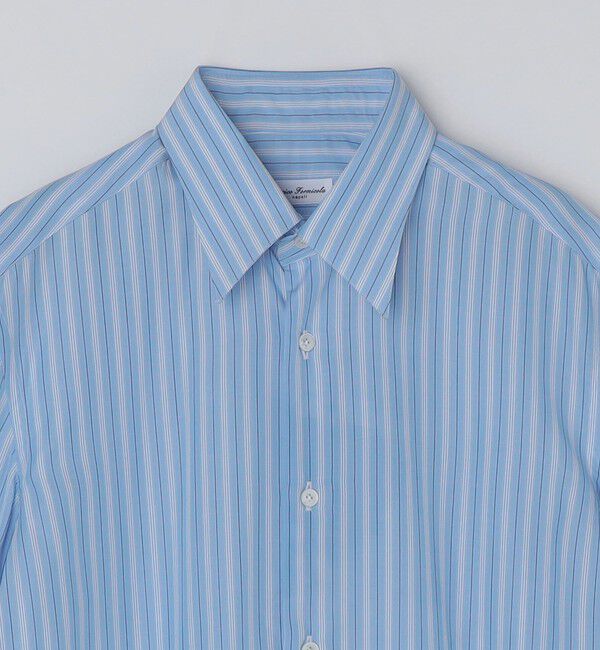 SHIPS「【SHIPS別注】Errico Formicola: DARIO オルタネイト ストライプ シャツ」|シャツ・ブラウス|