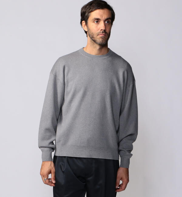 CABaN「CABaN コットンカシミヤ クルーネックプルオーバー」|ニット・セーター|