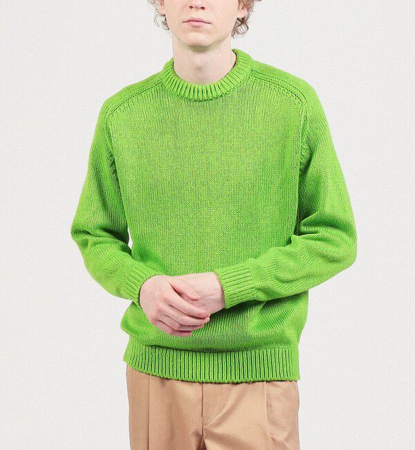 TOMORROWLAND MENS「マルベリーシルク クルーネックプルオーバー」|ニット・セーター|