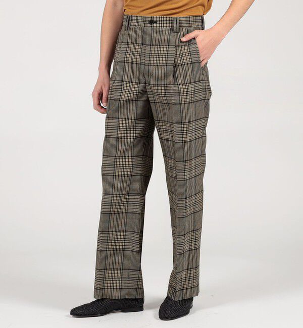 TOMORROWLAND MENS「ハルトウール 1プリーツ バレルパンツ」|スラックス|