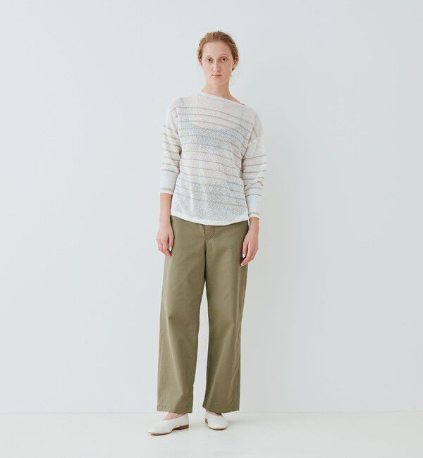 GALERIE VIE「リネンコード バスクプルオーバーニット」|ニット・セーター|