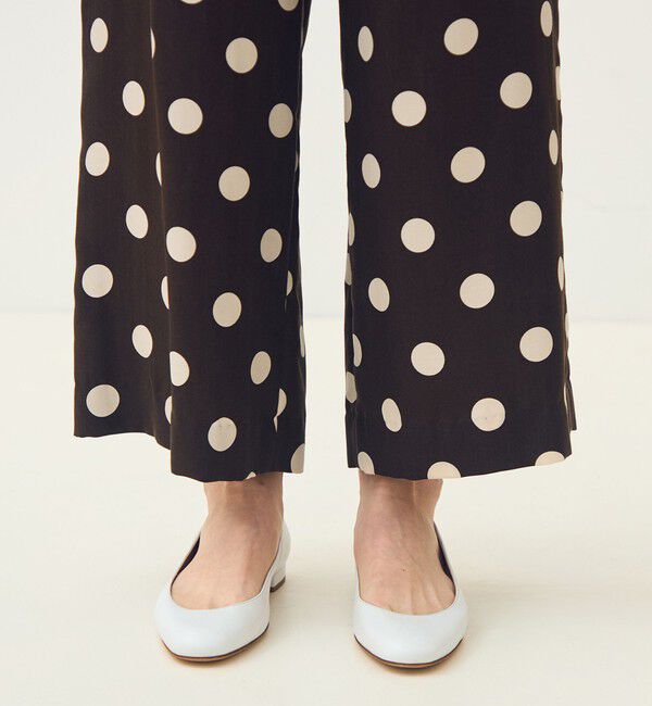 TOMORROWLAND collection「キュプラシルクドットプリント ストレートパンツ」|その他|