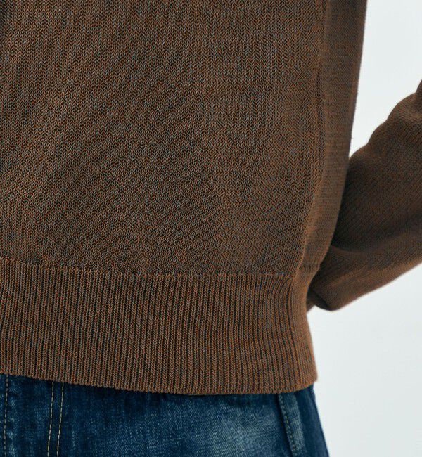 Edition「edition pourell コットンナイロン シャンブレーニットカーディガン」|カーディガン|