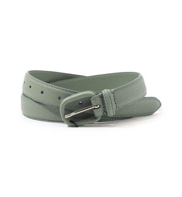 TOMORROWLAND GOODS「Anderson&rsquo;ｓ 革巻きバックル シュリンクレザーベルト」|ベルト|53 グリーン