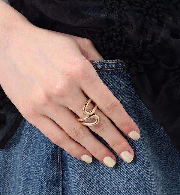 TOMORROWLAND GOODS「【別注】PHILIPPE AUDIBERT ゴールド スカーフリング」|リング|