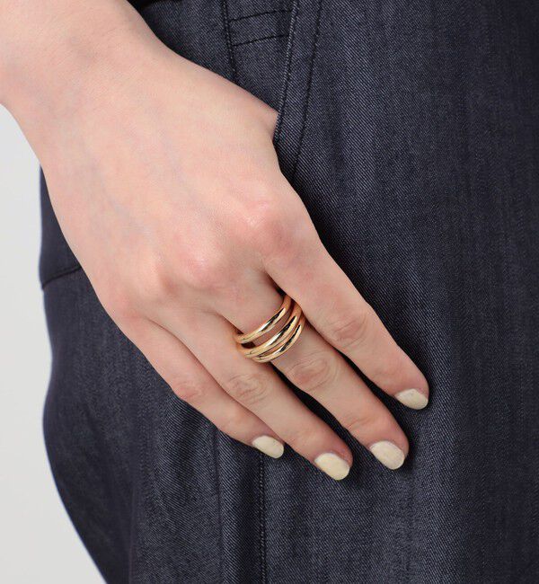TOMORROWLAND GOODS「【別注】PHILIPPE AUDIBERT ゴールド スカーフリング」|リング|