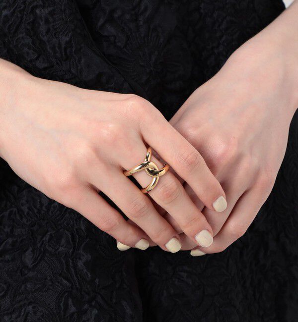 TOMORROWLAND GOODS「【別注】PHILIPPE AUDIBERT ゴールド スカーフリング」|リング|