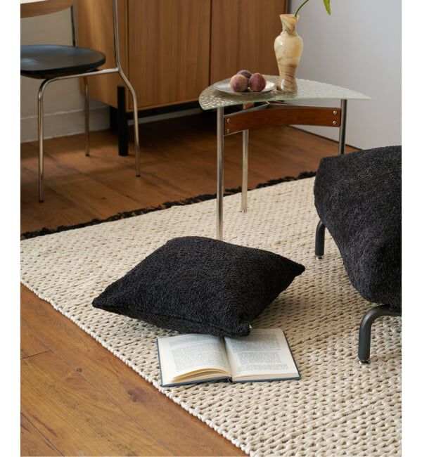 journal standard Furniture「CUSHION COVER BOUCLE　クッションカバー45cm」|クッション・クッションカバー|ブラック