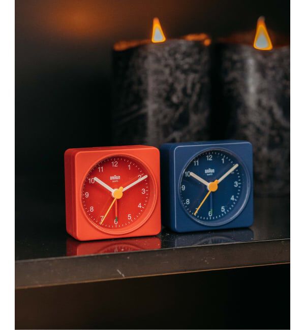 HIROB「BRAUN ALARM CLOCK RED BC02R」|クロック・置時計|