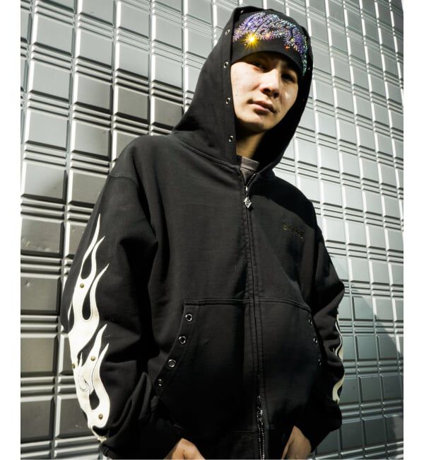 JOINT WORKS「SUPPLIER / サプライヤー Fire Tribal Patch Zip Hoodie」|パーカー|