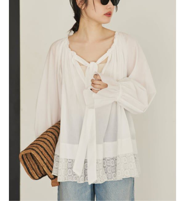 Plage「COTTON KHADI ブラウス」|シャツ・ブラウス|