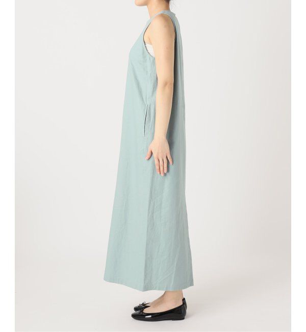 SLOBE IENA「リネンレーヨンノースリーブナローワンピース」|ワンピース|