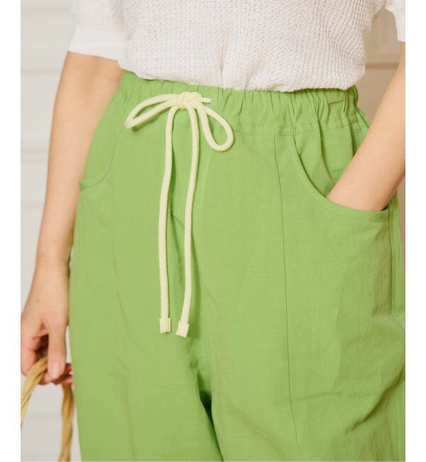 IENA LA BOUCLE「IENA LA BOUCLE コットンリネンスラブワイドパンツ」|その他|