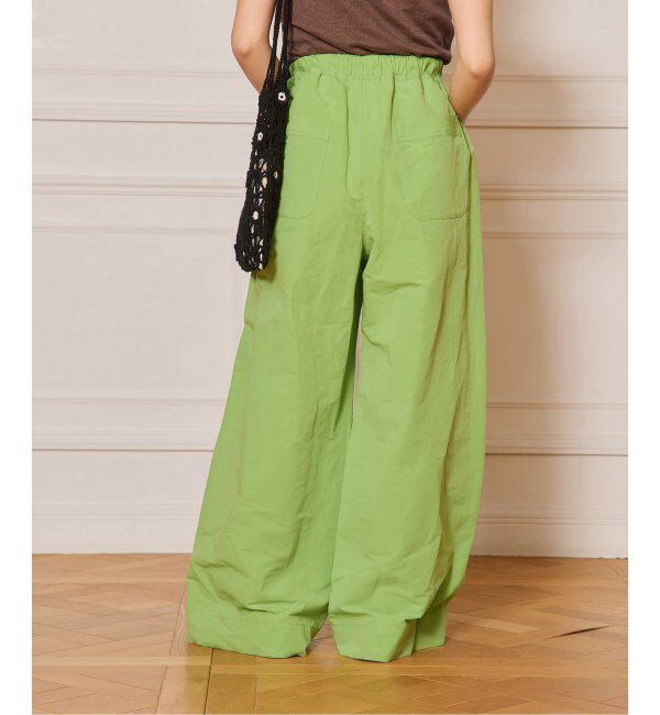 IENA LA BOUCLE「IENA LA BOUCLE コットンリネンスラブワイドパンツ」|その他|