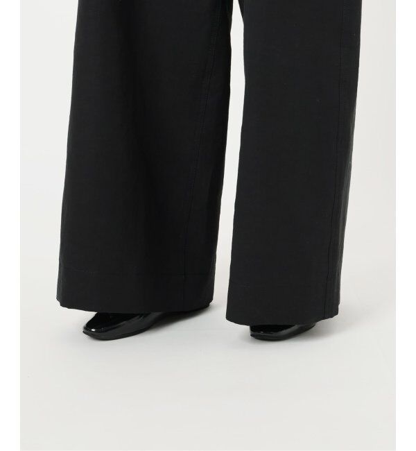 IENA LA BOUCLE「IENA LA BOUCLE コットンリネンスラブワイドパンツ」|その他|