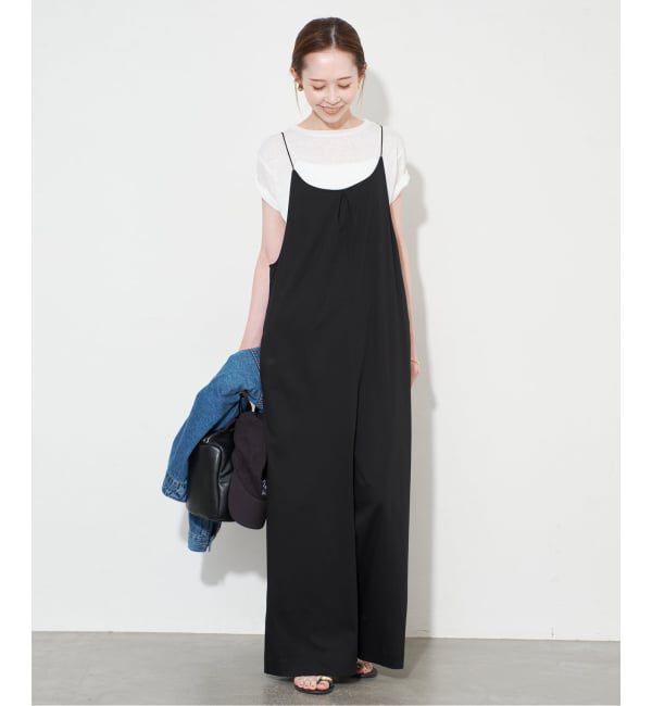 SLOBE IENA「《接触冷感》Albini キャミサロペット」|オールインワン|