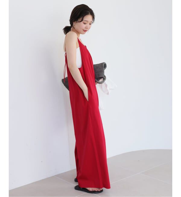 SLOBE IENA「《接触冷感》Albini キャミサロペット」|オールインワン|