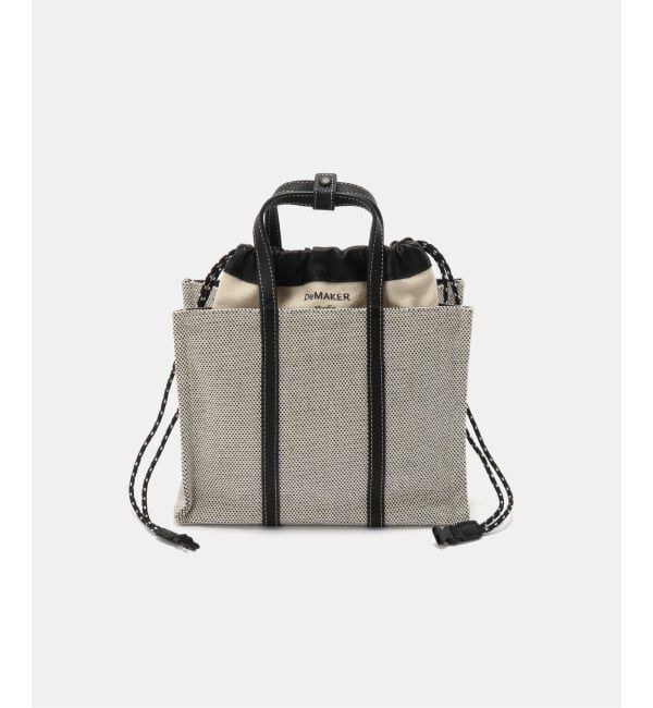 IENA「DEMAKER/ディメーカー New vase mini バッグ」|ハンドバッグ|ブラック A