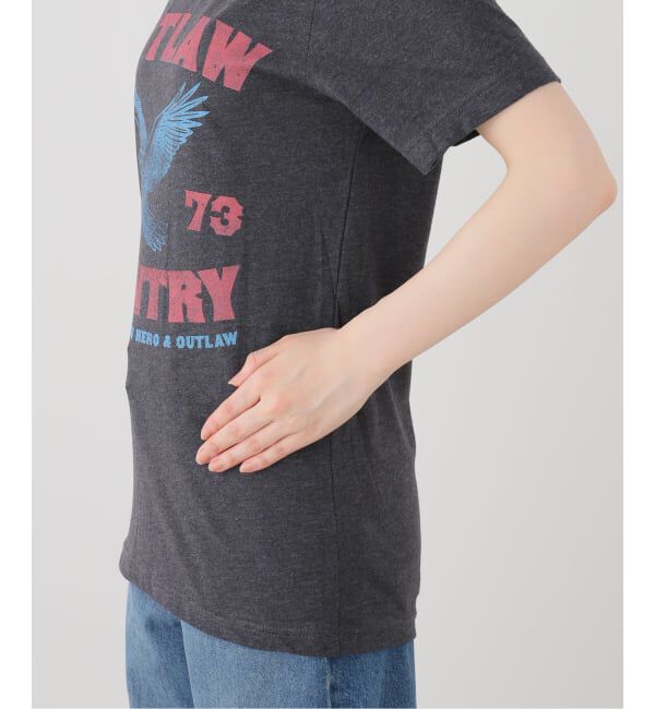 SLOBE IENA「BLUESCENTRIC/ブルースセントリック LOGO TEE」|Tシャツ・カットソー|